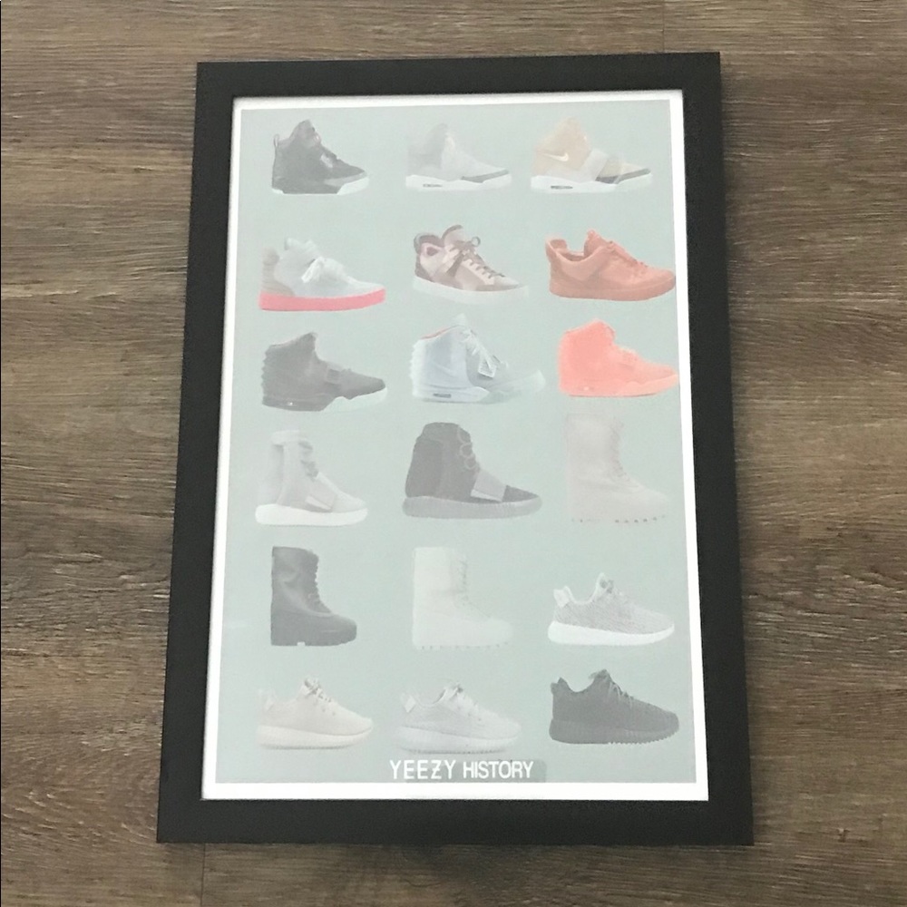 Yeezy History 11 x 17 Poster in Frame